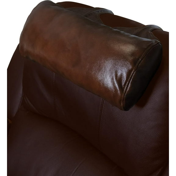 Genuine Leather Recliner Head Pillow-Head and Neck Pillow-Headrest Cushion for Neck Pain Relief and Cervical Support