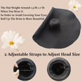 thumbnail image 4 of Oversized Beach Straw Hats for Women Floppy, Extra Large Sun Visor Hat Wide Brim Summer Roll Up Big Beach Hat Women Foldable, 4 of 5