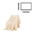 thumbnail image 3 of Velvet Throw Blanket, Pineapple Texture Soft Cozy And Wrinkle Resistant Decorative Design, All Season Sofa Cover Blanket for Living Room Bedroom Office Nap, 3 of 7