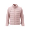 thumbnail image 5 of NominalSnug Puffer Jacket for Women's Packable Lightweight Full-Zip Slim Fitted Outwear with Hood Quilted Winter Coat, 5 of 8