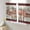Red, variant on Black Christmas Sheer Curtains 45 Inches Long, Xmas Winter Gnomes Poinsettia Flower Light Filtering Window Curtains for Living Room/Bedroom, Rod Pocket Voile Sheer Curtain Drapes, 52"Wx45"L, 2 Panels