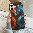 thumbnail image 6 of Compatible with Iphone 16 Case - Cute Soft Red And Blue Fire Dragon F Silicone Case Compatible with Iphone 16 Phone Case for Women Men, 6 of 6