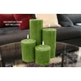 thumbnail image 6 of (2 pack) Mainstays Scented Mottled Pillar Candle, 3 x 4 inches, Green, Hidden Springs, 6 of 6
