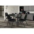 thumbnail image 2 of Kee 42" Round Breakroom Table- Ash Grey/ Black, 2 of 3