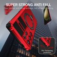 thumbnail image 5 of Dteck Magnetic Case for Samsung Galaxy S24 Ultra,Shockproof Silicone+PC Case Compatible with Mag Safe Ring Holder Kickstand Cover for Samsung Galaxy S24 Ultra, Red, 5 of 7