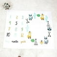 Baby Monthly Milestone Blanket Boy or Girl Months Blanket Growth