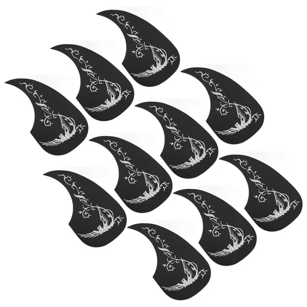 Protector contra rasguños de guitarra Guitarra acústica Golpeador Placa protectora antiarañazos Accesorios para guitarra Partes de instrumentos musicales 10PCS Golpeador ANGGREK Otros