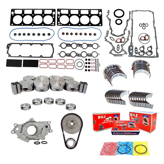 DNJ EK3215AM Master Engine Rebuild Kit Fits Cars & Trucks 2010-2015 Chevrolet Camaro 6.2L V8 16V OHV
