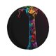 thumbnail image 1 of Balery Neon Psychedelic Giraffe Cubiertas para Neumáticos - Protector Resistente para Neumáticos de Camioneta, SUV, Remolque, Camper y RV-15 inch, 1 of 6