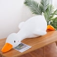 thumbnail image 2 of Funny duck plush doll round eyes white 65cmLG342, 2 of 8
