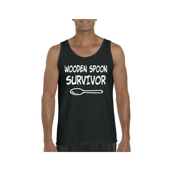 MmF - Men's Tank Top for Men, up to Men Size 3XL - Wooden Spoon Survivor