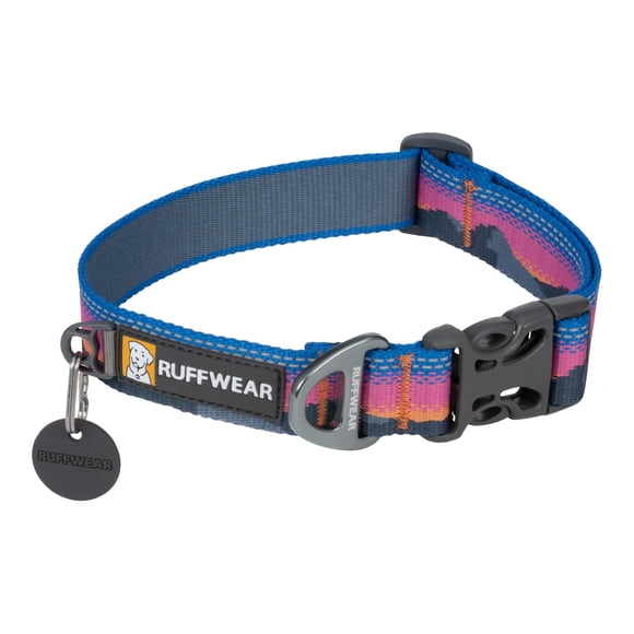 Ruffwear, Crag Dog Collar, Stylish Adventure Collar with Premium Reflective Design, Quick Release Buckle, Lightweight All-Day Comfort, Alpin