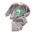 Baby winter pajamas set 2023 new baby children‘s clothing boys and