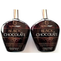 Lot of 2 Black Chocolate 200X Black Bronzer Tanning Lotion Brown Sugar Tan Inc.