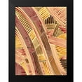 thumbnail image 2 of Moore, Regina 15x18 Black Modern Framed Museum Art Print Titled - Bands of Pattern I, 2 of 5