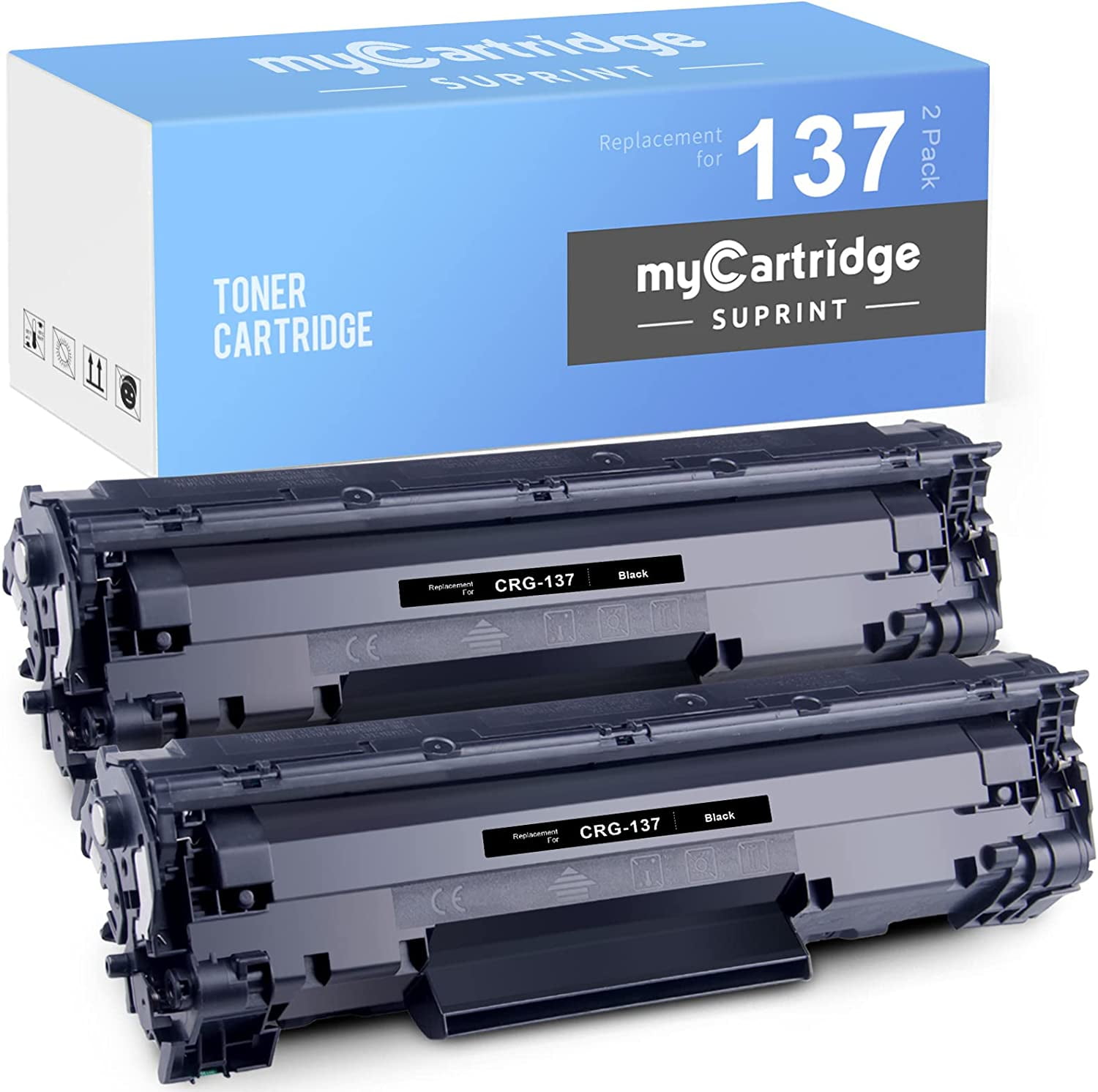 137 Black Toner Cartridges Compatible with Canon CRG137 for MF236n D570