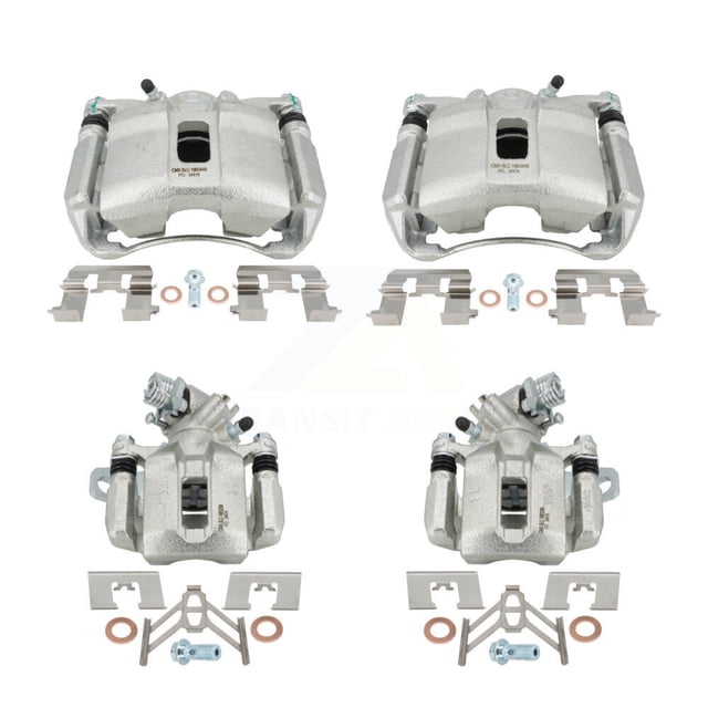 CMX Front Rear Disc Brake Caliper Assembly Left Right Side (Driver Passenger) Kit for Car 2006-2011 Acura CSX KBC-100544