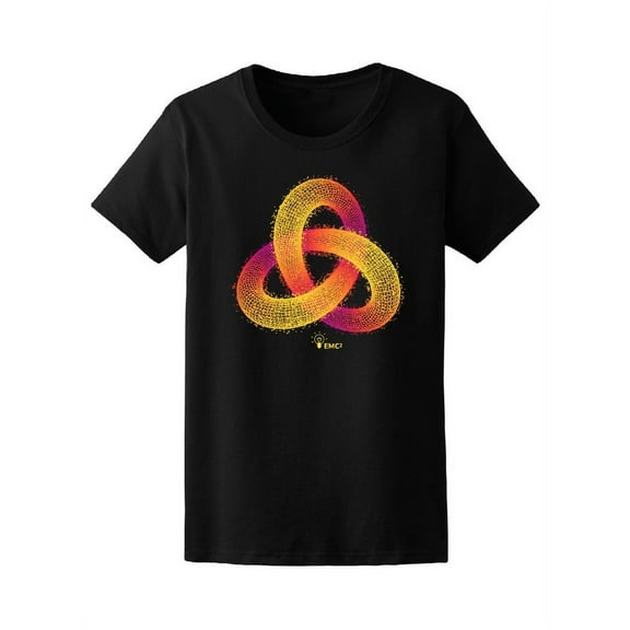 Colorful Trefoil Infinite Knot T-Shirt Women -Image by Shutterstock, Female x-Large