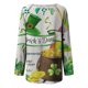thumbnail image 5 of Camiseta holgada de manga larga con cuello redondo y estampado del Día de San Patricio a la moda para mujer Fridja  czfsfas267, 5 of 5