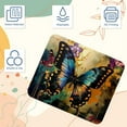 thumbnail image 3 of PhooArto Comfortable Mouse Pad Vintage Art Butterfly Desktop Mousepad , 21 x 25 cm Mouse Mat, Non-Slip Rubber Base, Improves Speed and Precision, 3 of 7