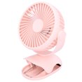 thumbnail image 3 of Ventilador De Clip, Ventilador De Enfriamiento Ajustable De 4 Engranajes Ventilador De Clip De 3 Aspas Recargable Rotación De 360 ​​​​grados Para Escritorio ANGGREK Rosa, 3 of 8