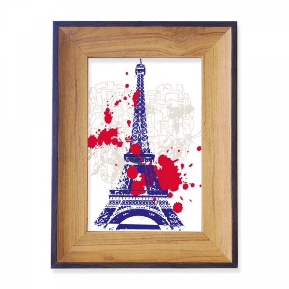 Eiffel Tower Outline France Paris Photo Frame Exhibition Display Art