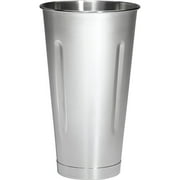 Hamilton Beach 110E Commercial Universal Container, 4" L, 4" W, 6.88" H, 30 Ounce, Stainless Steel