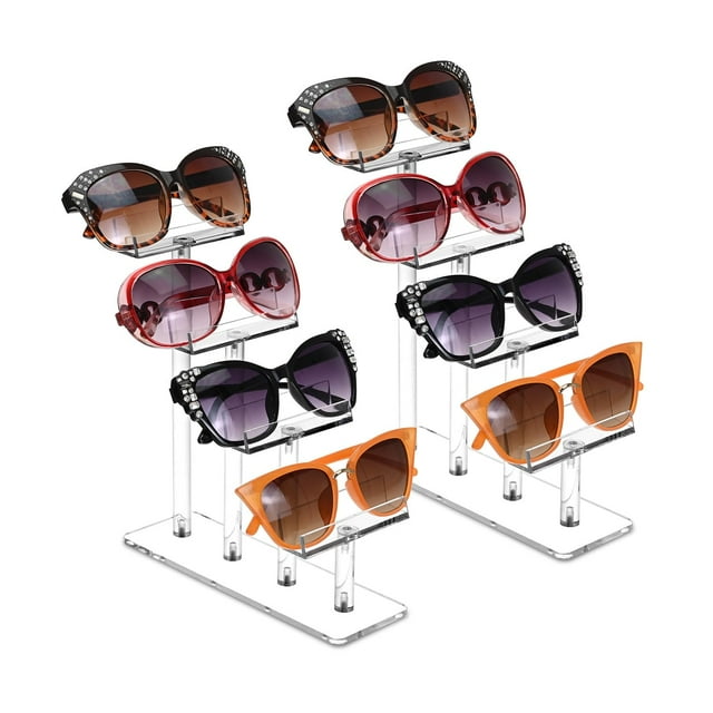 Soporte para Monturas de Lentes MOOCA de Acrílico Premium de 4 Niveles x2