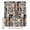 Beige, variant on Grey Cartoon Bathroom Shower Curtains with 12 Hooks Polyester Waterproof Shower Curtain for Stalls and Bathtubs Dogs Cute Farmhouse Decorative Bathroom Privacy Curtain 36x78 Inches