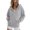 Grey, variant on Certgust Hoodies for Men Womens Oversized Zip Hoodie Sweatshirt Long Sleeve Casual Fall Jacket with Pockets Drawstring Top