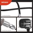 thumbnail image 6 of A-Premium O2 Oxygen Sensor Compatible with Ford Explorer 2011, Edge 2011 & Lincoln MKX 2011, 3.5L 3.7L, 4-PC Set, Replace# 9E5Z9F472D, 6 of 6