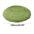 thumbnail image 5 of SDJMa Round Rug, 3.28x3.28 Feet Fluffy Soft Area Rugs for Kids Girls Living Room, Cute Plush Carpet Circle Floor Mat for Room Home Decor, Green, 5 of 8