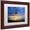 thumbnail image 2 of Trademark Fine Art "Sweeping North Coast Sunset" Canvas Art by Kurt Shaffer White Matte, Wood Frame, 2 of 4