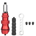 thumbnail image 2 of Rivet Adapter Set Nut Insert Fittings Drill Tool Kit Home Hand Tools Household Cordless Riveting Tool Adapting Accessory Drill Component Kit, 2 of 9