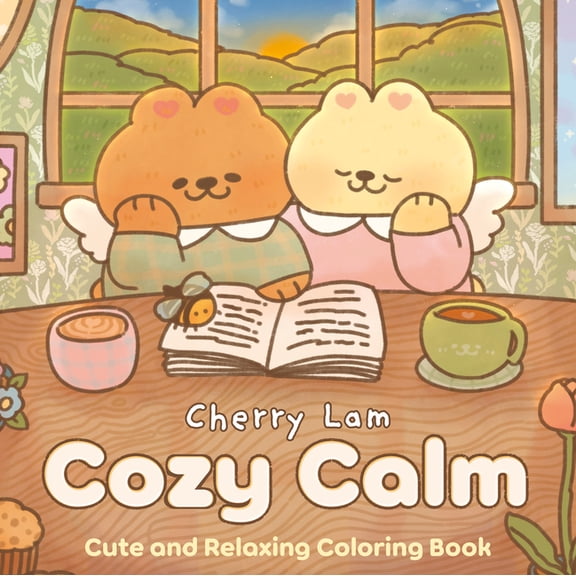 Cozy Calm: Cute and Relaxing Coloring Book, (Paperback)
