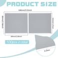 thumbnail image 2 of 1set Paper Coated Scratch Off Film Password Sticker DIY Scraping Award Card Rectangle Gray 140x60x0.1mm about 100pcs/set, 2 of 6