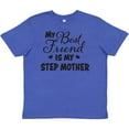 thumbnail image 3 of Inktastic My Best Friend is My Step Mother with Hearts Youth T-Shirt, 3 of 5
