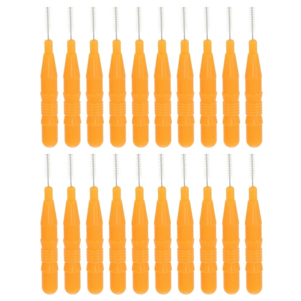 GOOHOCHY Cepillos multifuncionales 20pcs Herramientas de maquillaje interdental de cepillo interable portátil