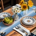 thumbnail image 3 of Table Runner Stone Branches Table Decoration for Kitchen Dinning Meditation Zen Lake Surface Table Decoration for Indoor Outdoor Party Wedding Decor 13x72 Inch, 3 of 7