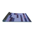 thumbnail image 2 of Ahgly Company Indoor Rectangle Abstract Blue Contemporary Area Rugs, 3' x 5', 2 of 4
