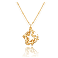 thumbnail image 1 of Collar Xtellar Mujer Con Dije De Luna Y Serpiente Oro 18k, 1 of 1