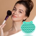 thumbnail image 6 of Unique Bargains 1 Pc Durable Makeup Brush Storage Cleaner Green, 6 of 6
