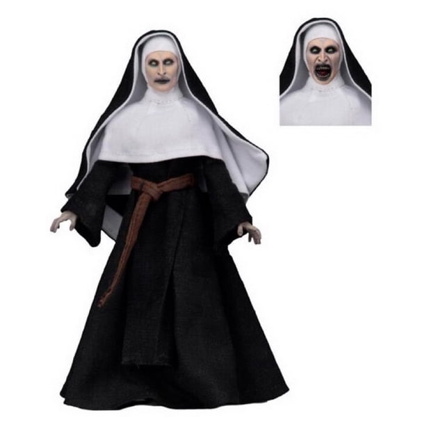 NECA Ghost Nun Película de terror The Conjuring Cosmic Commoner Figura de acción de 8 pulgadas Modelo de mano