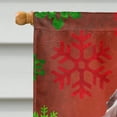 thumbnail image 3 of Carolines Treasures SC9755CHF Redbone Coonhound Red Snowflakes Holiday Flag Canvas House Size, 3 of 4