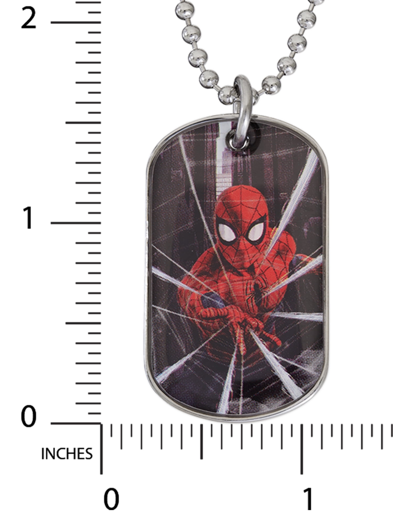 Spider Man Dog Tag Anhänger & Schlüssel Ring Box Set 