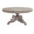 thumbnail image 2 of HomeRoots Decor 60-inch x 60-inch x 30-inch Metal Gray Traditional Dining Table, 2 of 2