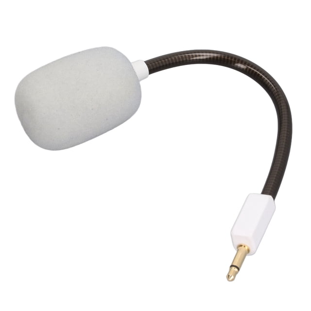 Micrófono Boom Desmontable, Micrófono de Repuesto Blackshark V2, V2 Pro Con Parabrisas de Esponja, Enchufe Chapado en Oro, Brazo Flexible, Tecnología de Cancelación de Ruido,