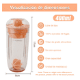 thumbnail image 2 of Proteina Shaker Gym Mezcladora Productos Deportivos 400ml Xtellar Rosa Adecuada Para Acampar Al Aire Libre, 2 of 2