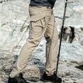 thumbnail image 4 of Men's Lightweight Quick-Dry Stretch Cargo Pants with Multi Pockets, 4 of 7