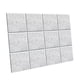thumbnail image 5 of 12 paneles acústicos insonorizados para pared, decoración de pared, decorativos y únicos. gris no pegajoso, 5 of 9